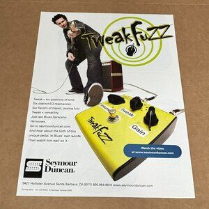 Blues Saraceno - SEYMOUR DUNCAN PICKUPS - Print Ad - 2005